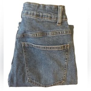 Cotton On Stretch Straight Leg Medium Blue Wash Jean For Women